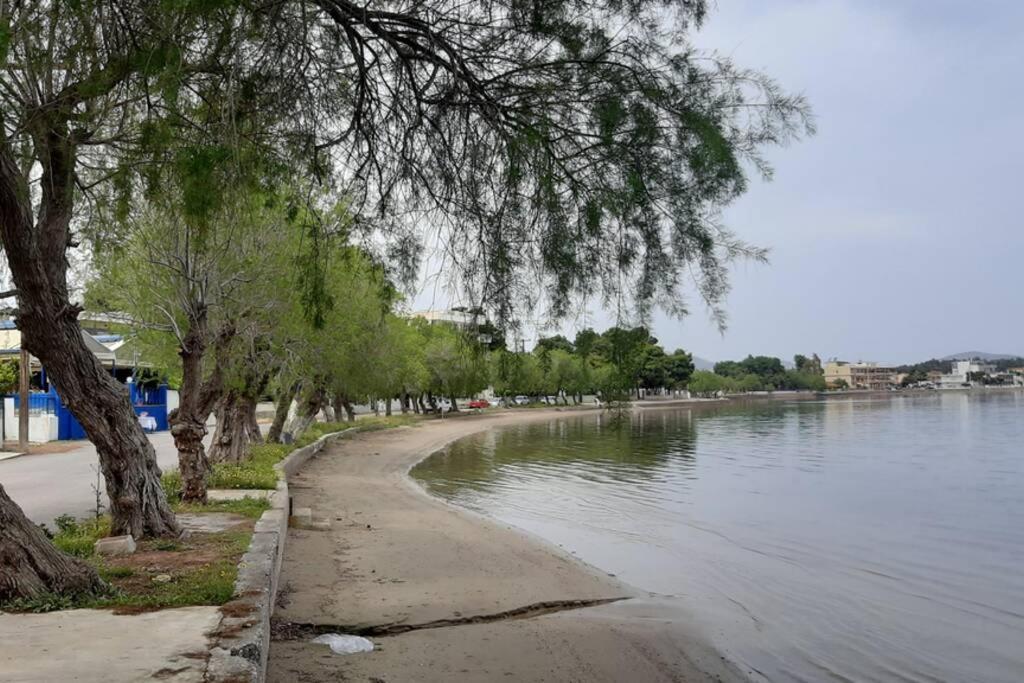 Πολυτελές Διαμέρισμα 2 Χαλκίδα-Παραλία Αυλίδος Avlídosz-part Kültér fotó